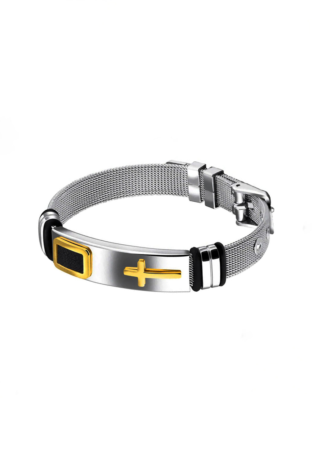 Punk Cross Bracelet For Men By Offmint