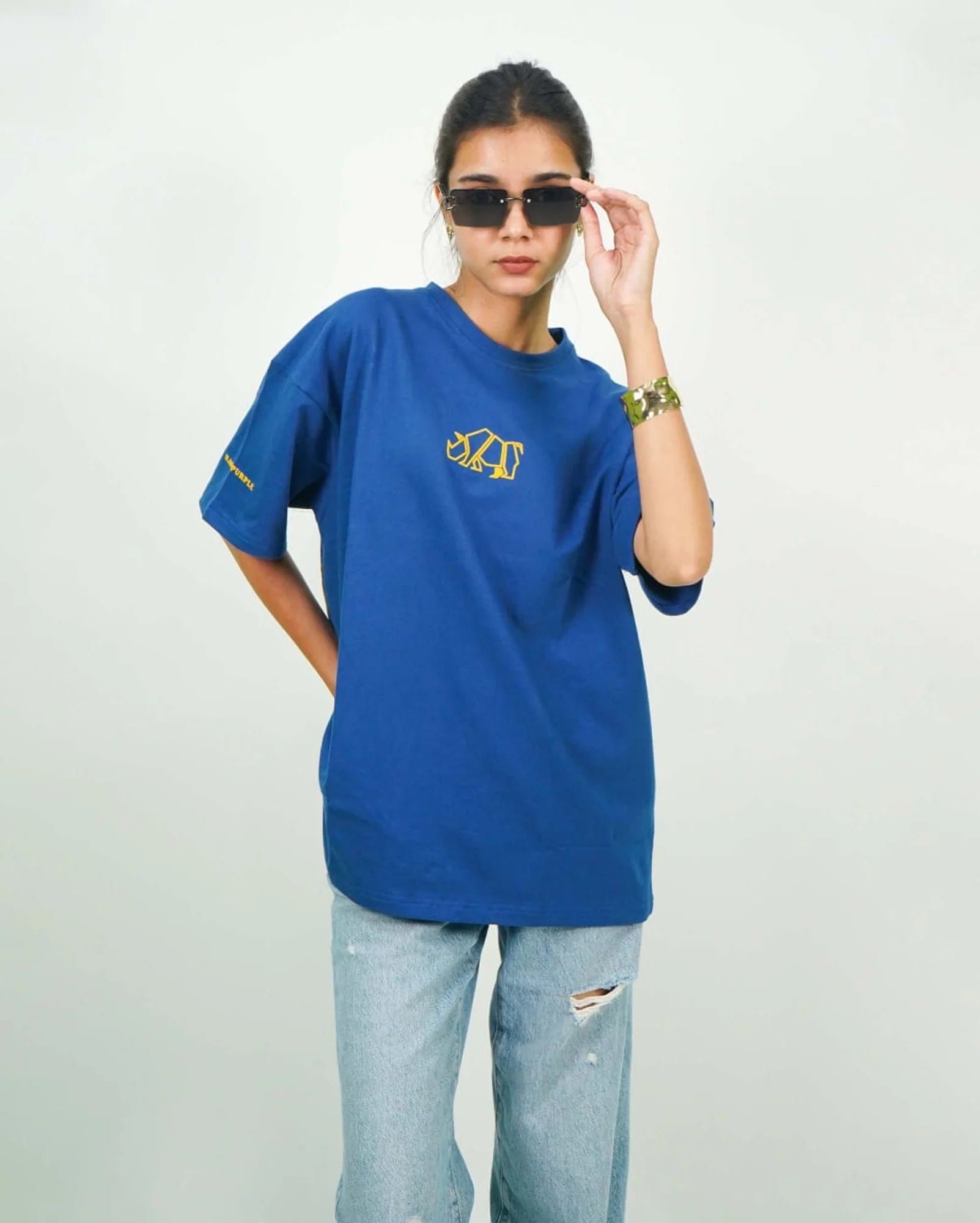 Royal Blue 'Sight' Tee | Unisex Oversized T-Shirt