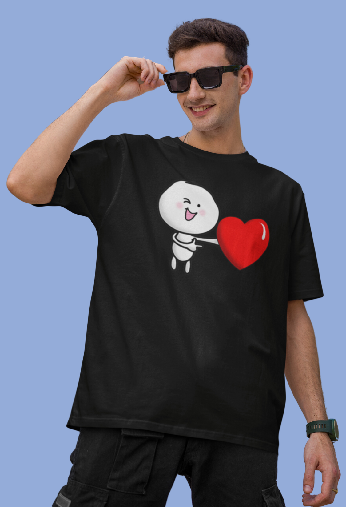 Soulmate Sync Oversized T-shirt By Offmint- Set of Two