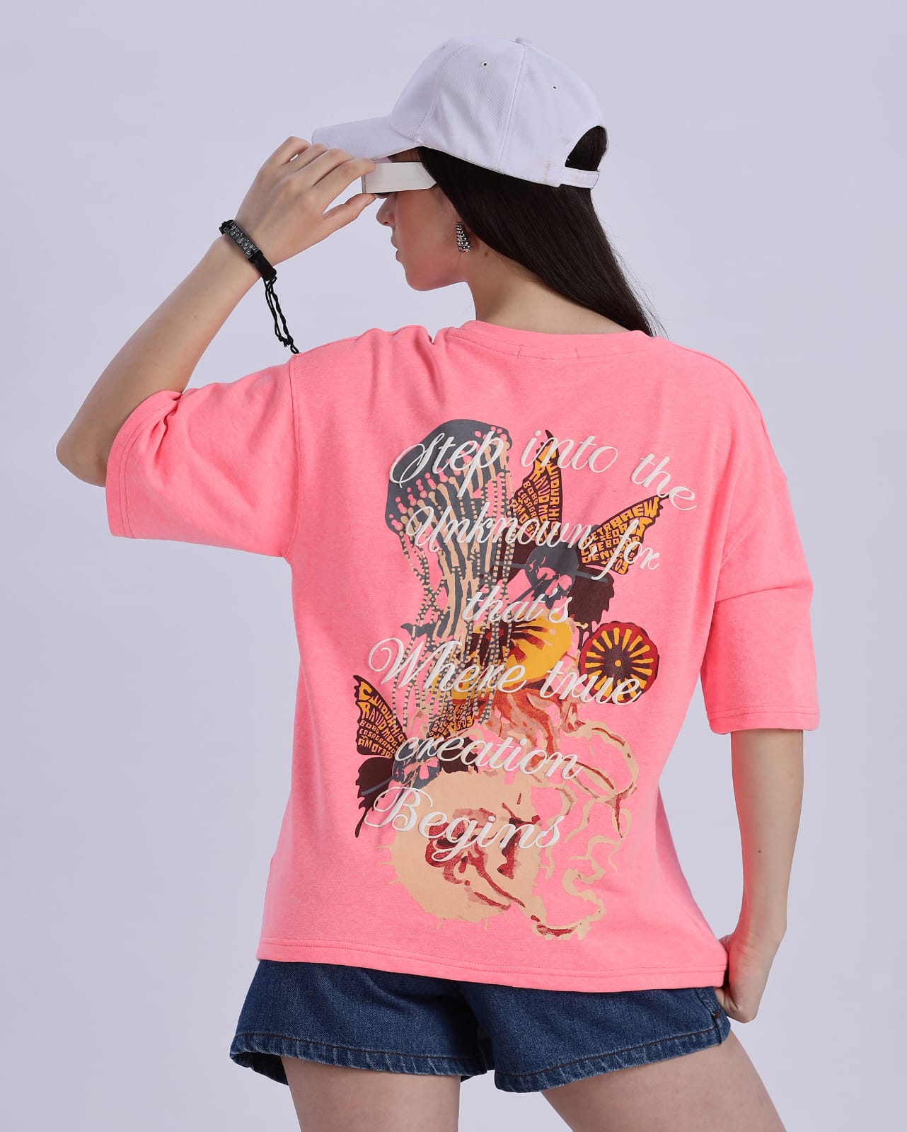 Lavender and Pink Oversize T-shirt  | Pack of 2 T-shirt