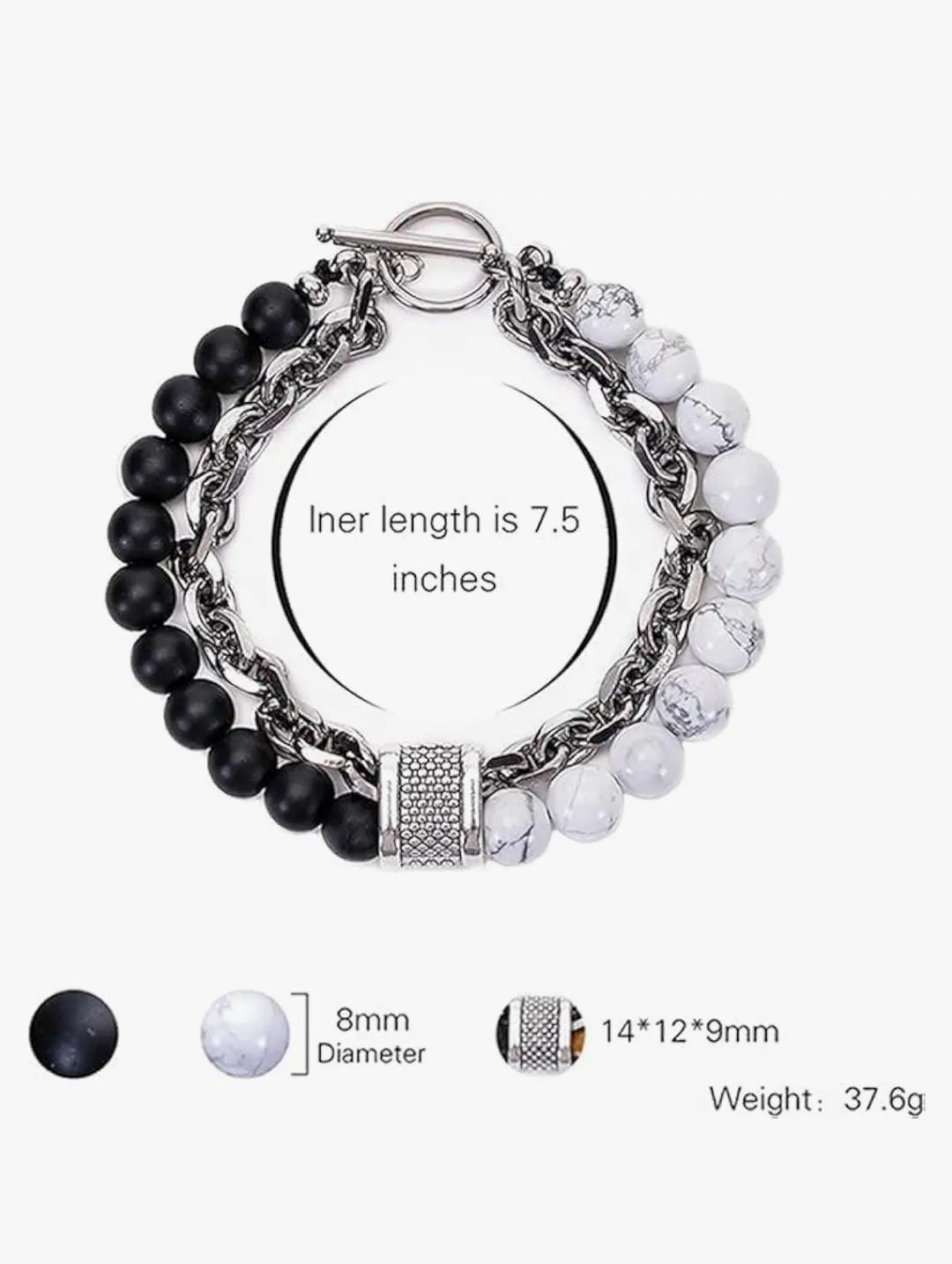 Duality Chain Bracelet