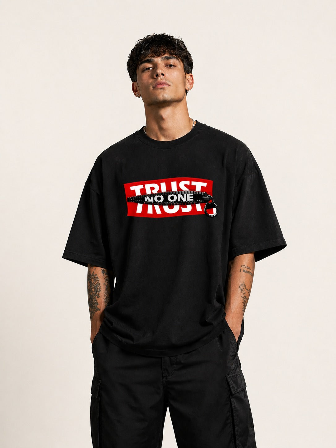 Premium Black Tshirt by Offmint