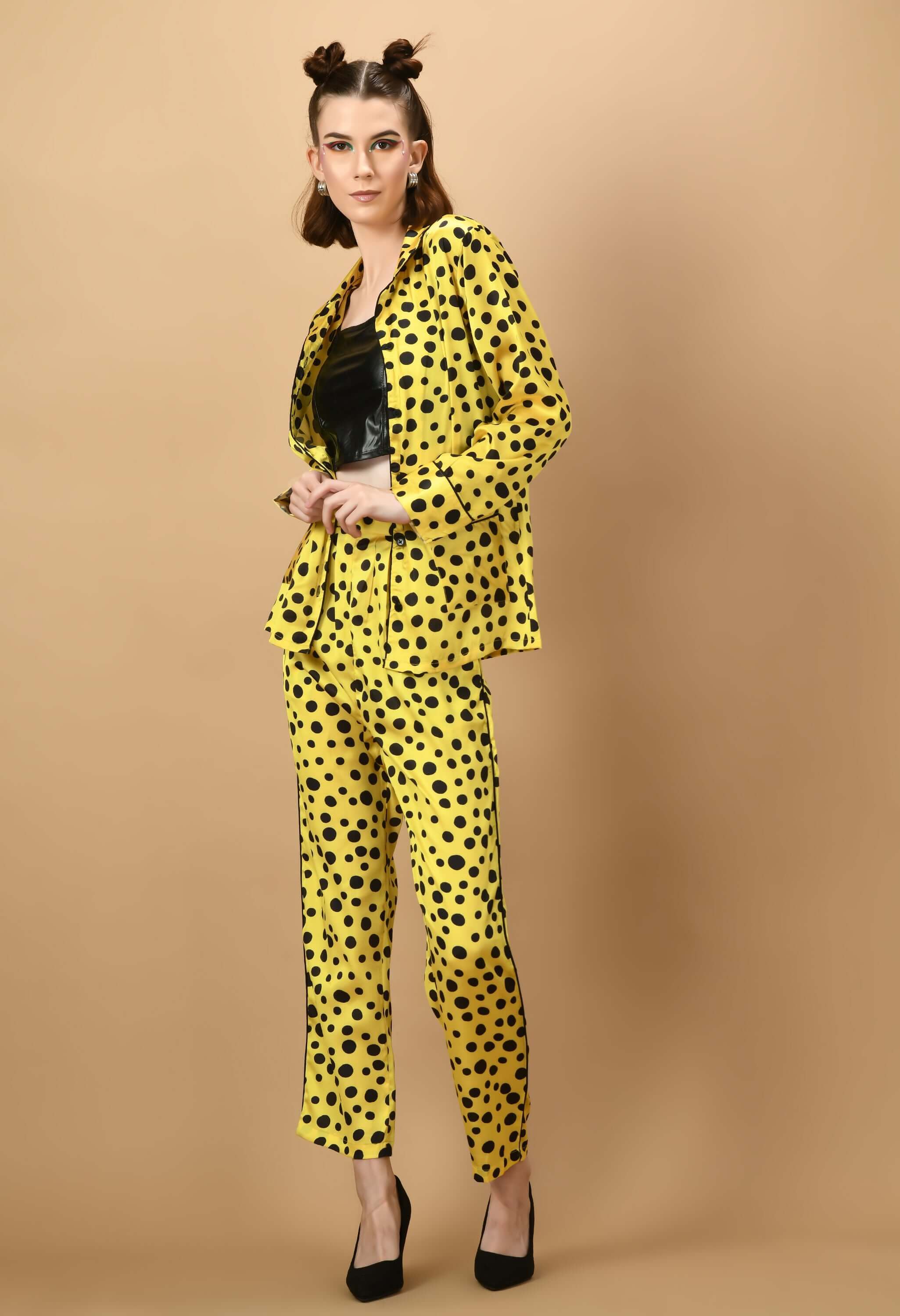 Yellow Color Co-ord Set By Offmint