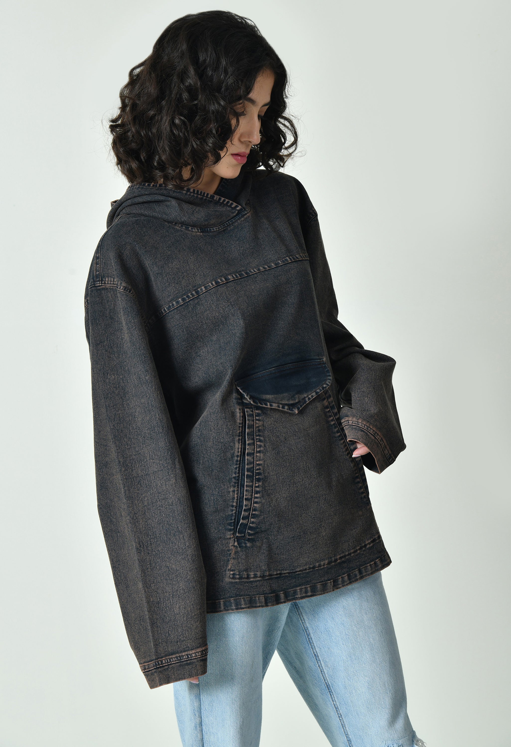 Oversized Hooded Jacket