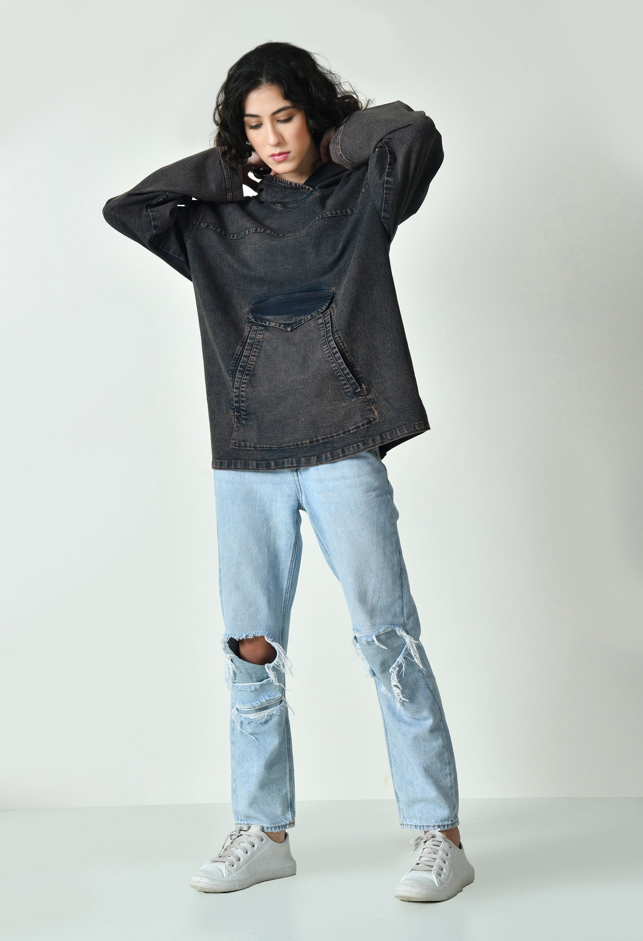 Oversized Hooded Jacket