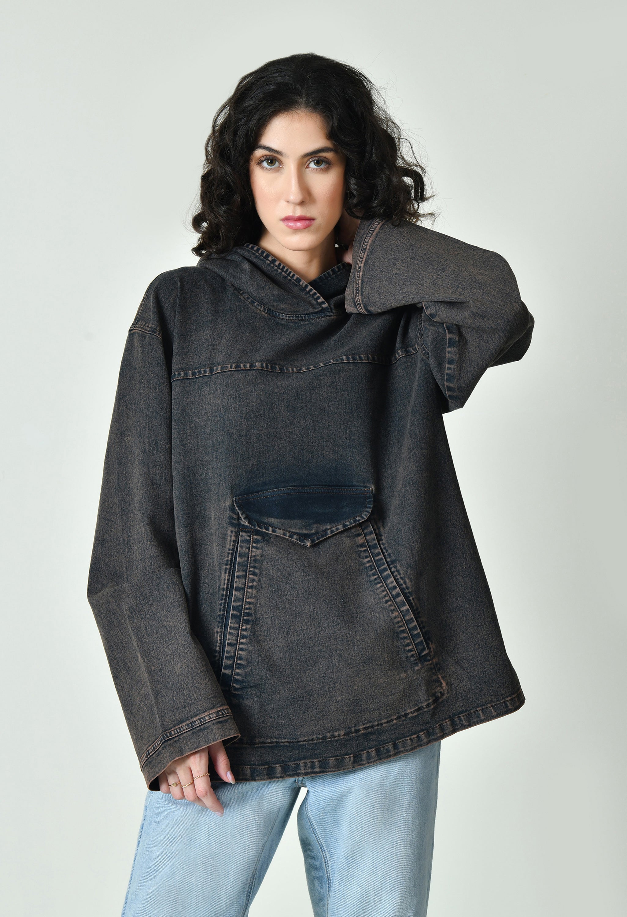 Oversized Hooded Jacket
