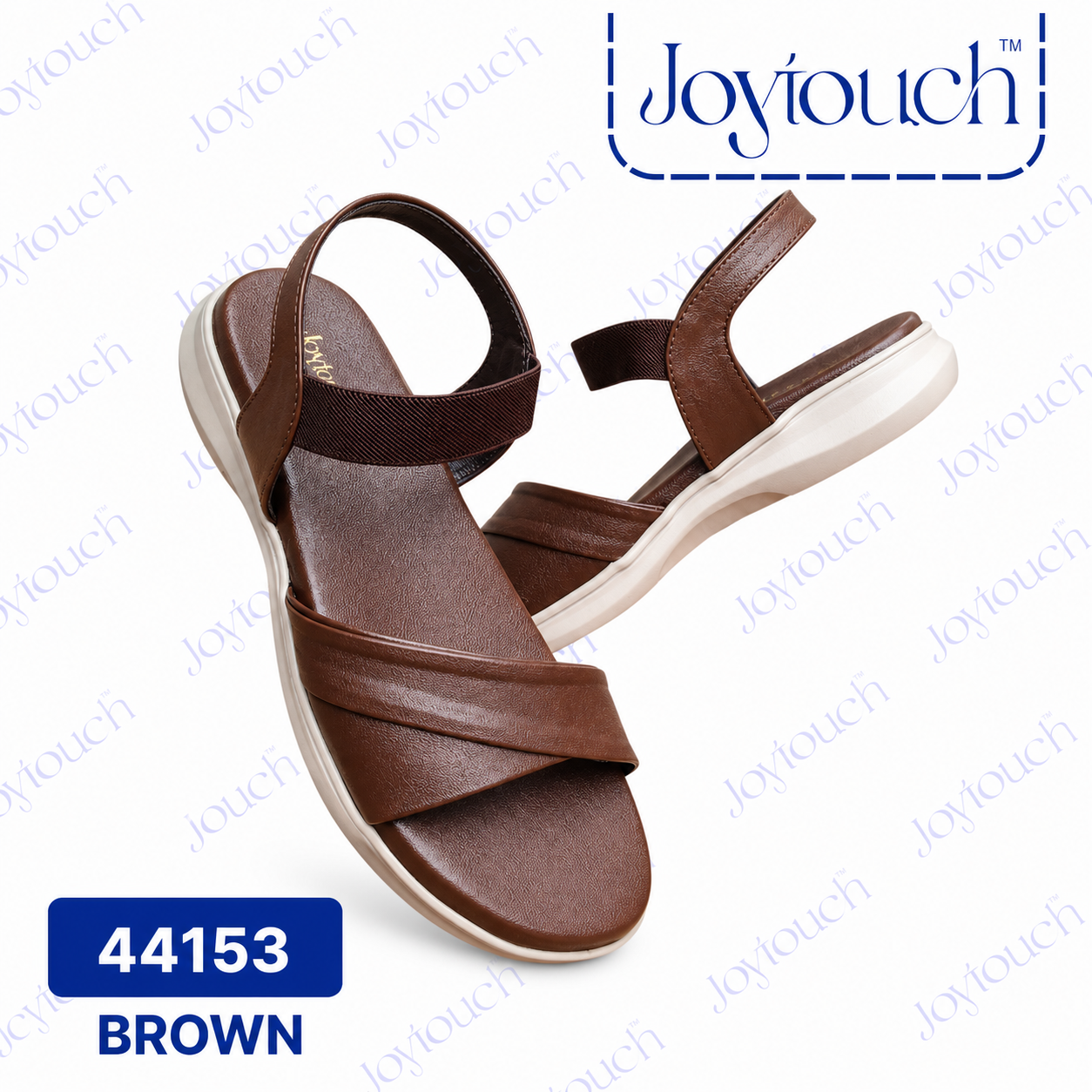 Joytouch Brown Flat Sandals 44153