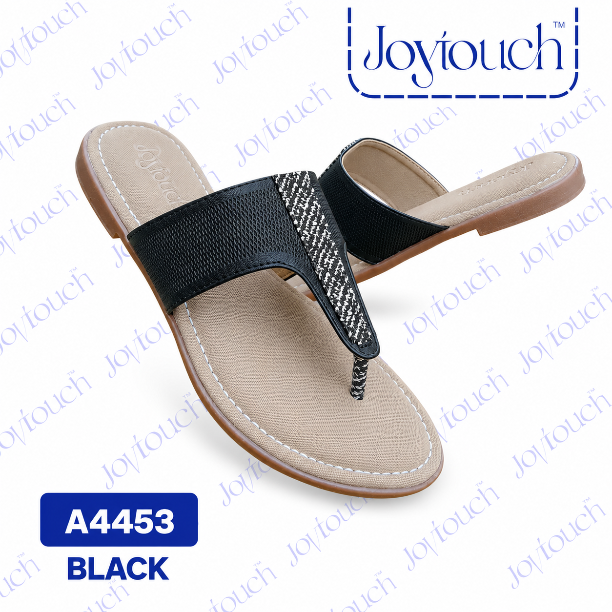 Joytouch Black Flats A4453