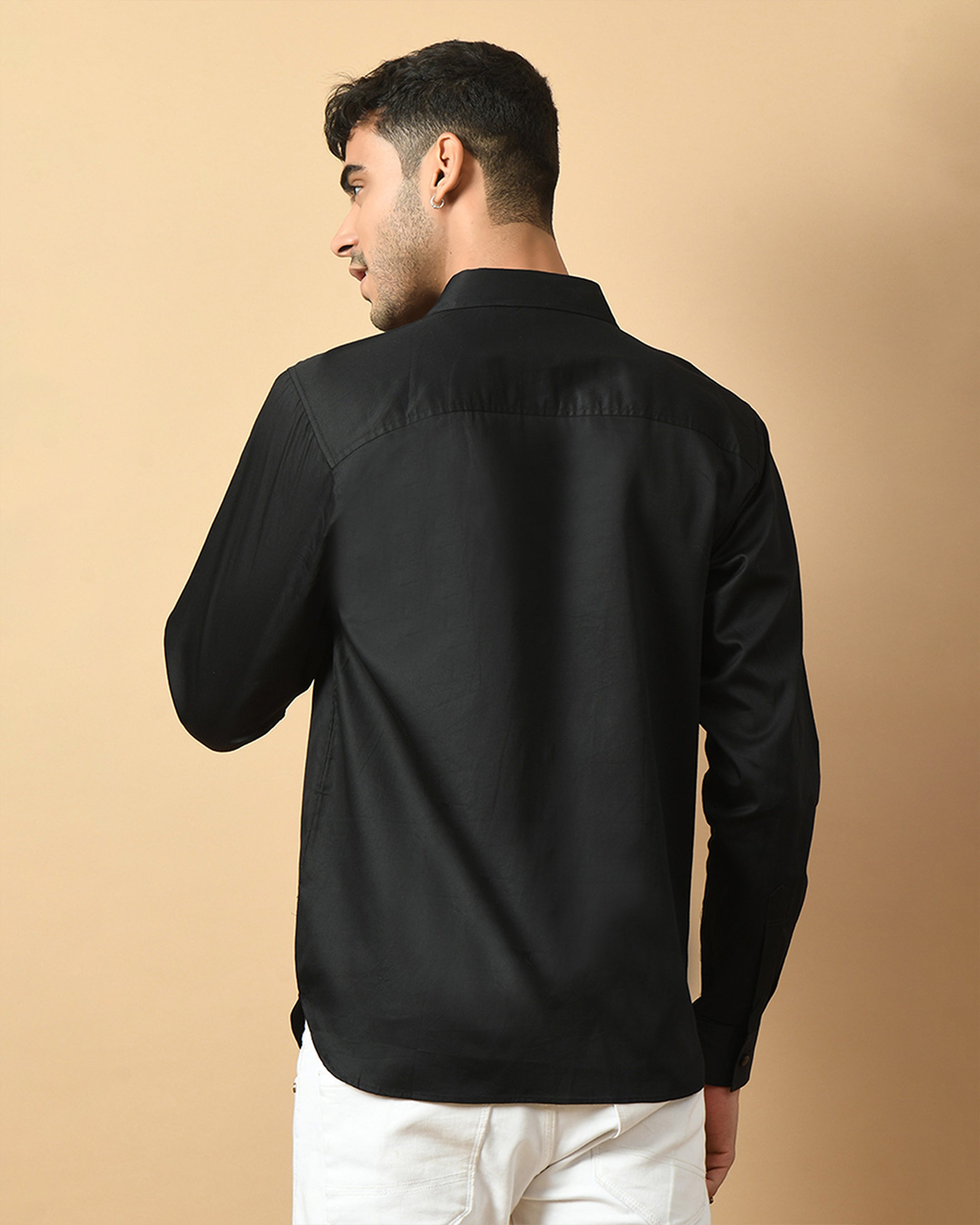 Venom Printed Black Shirt By Offmint
