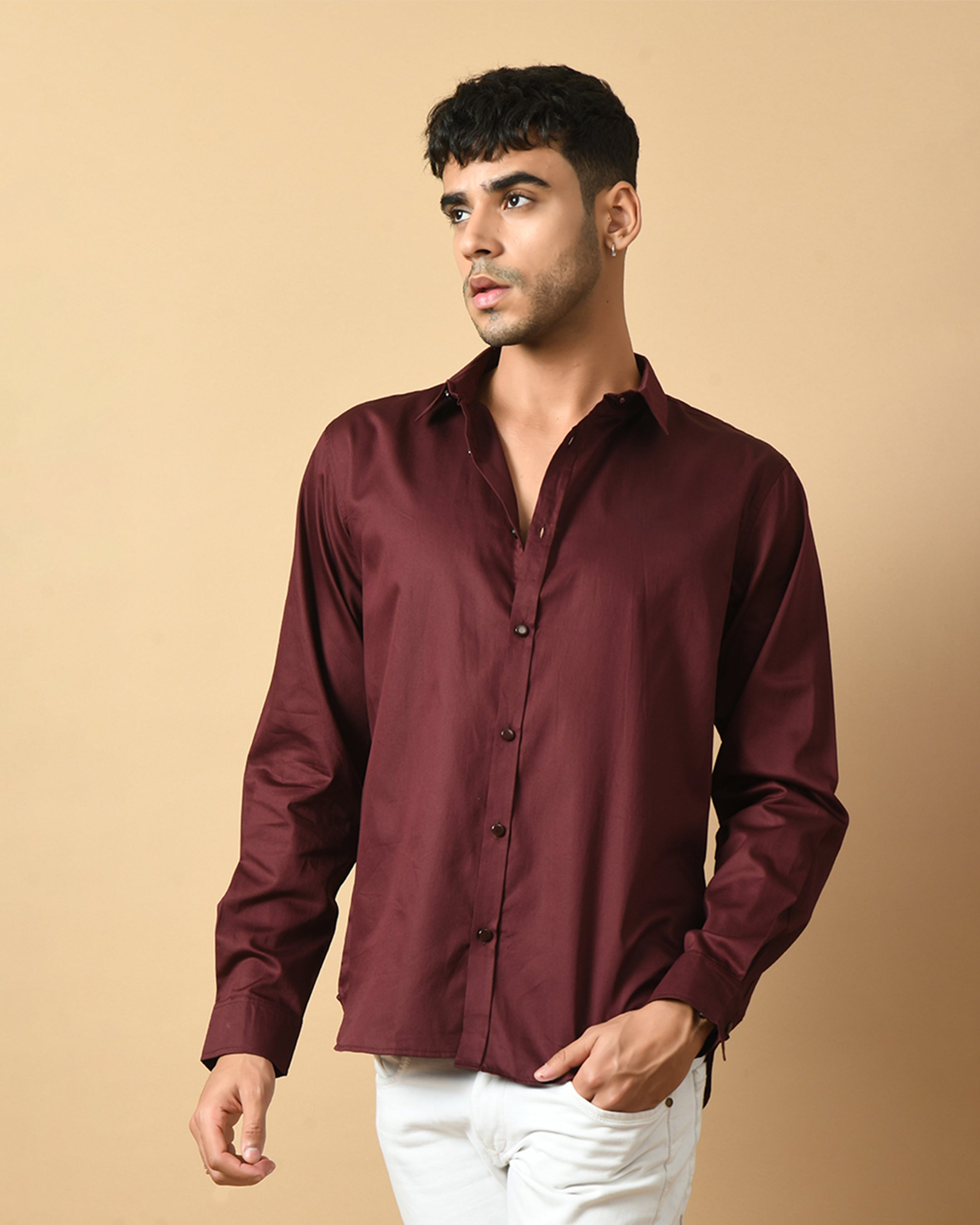 Maroon Shirt ClubWear By Offmint