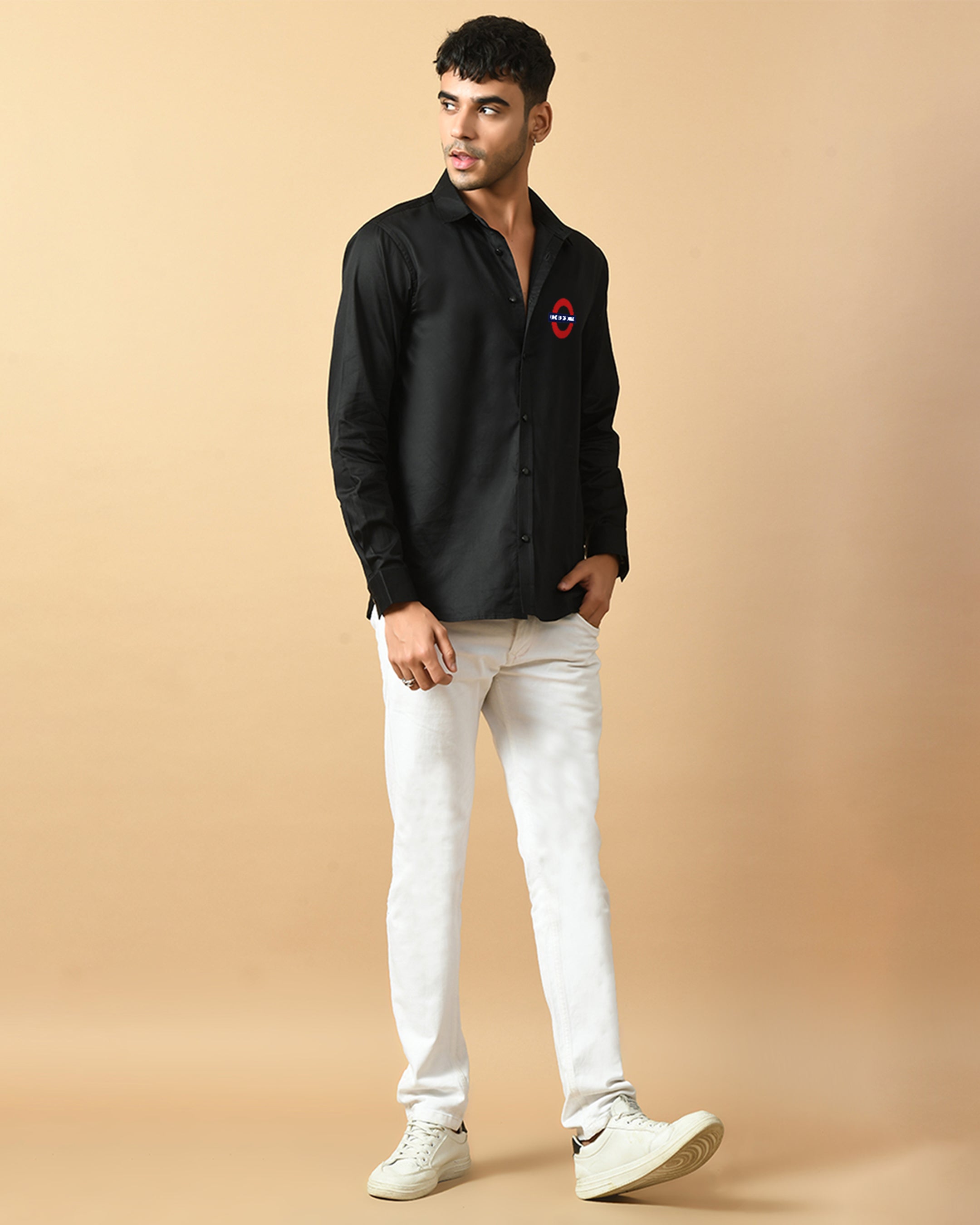 Underground Printed Black Shirt By Offmint