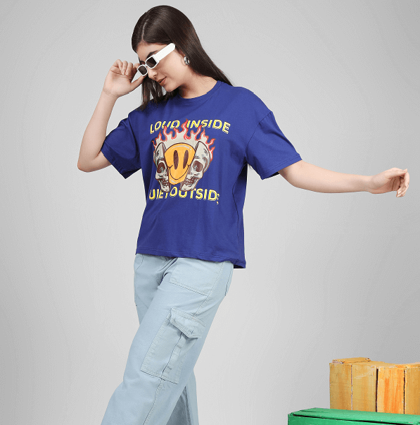 Loud inside  boxer t-shirt